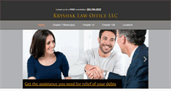 Desktop Screenshot of kryshaklaw.com